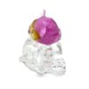 Décoration ours assis transparent avec une rose – Image 2