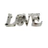 Déco Love transparent avec ses coquillages fond blanc – Image 2